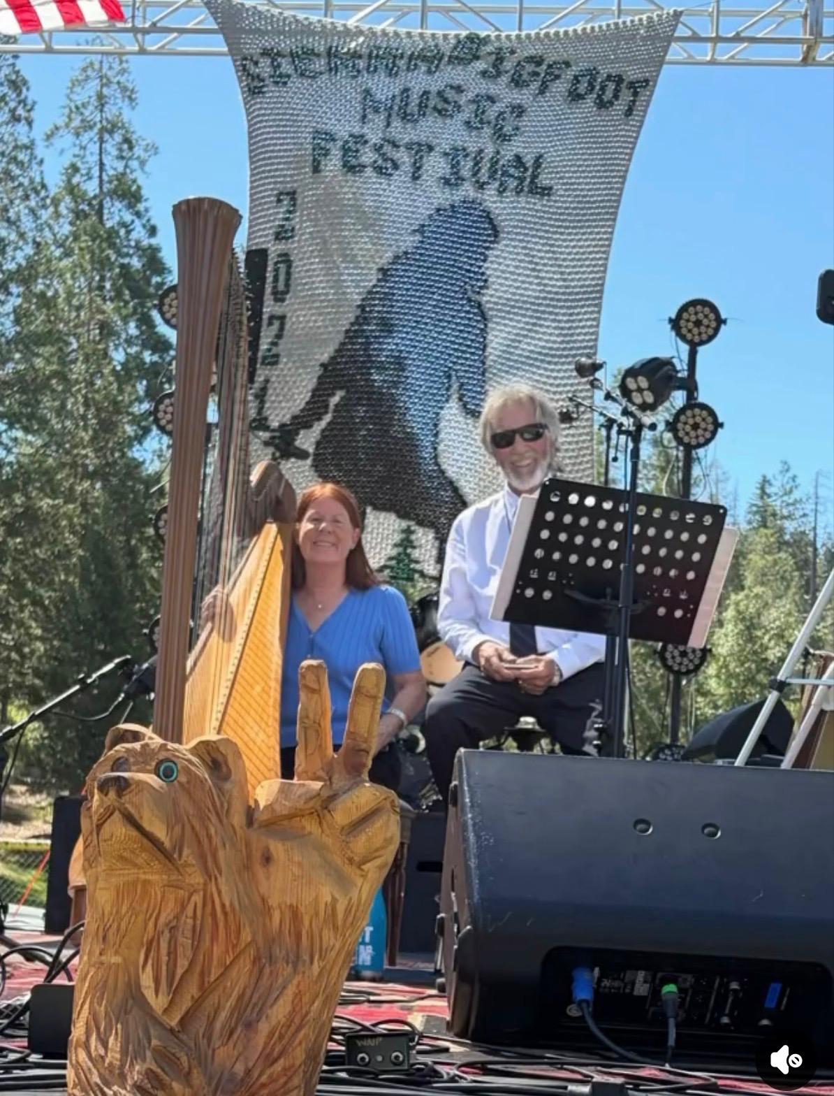 Renee and Phil performing at Sierra Bigfoot Festival